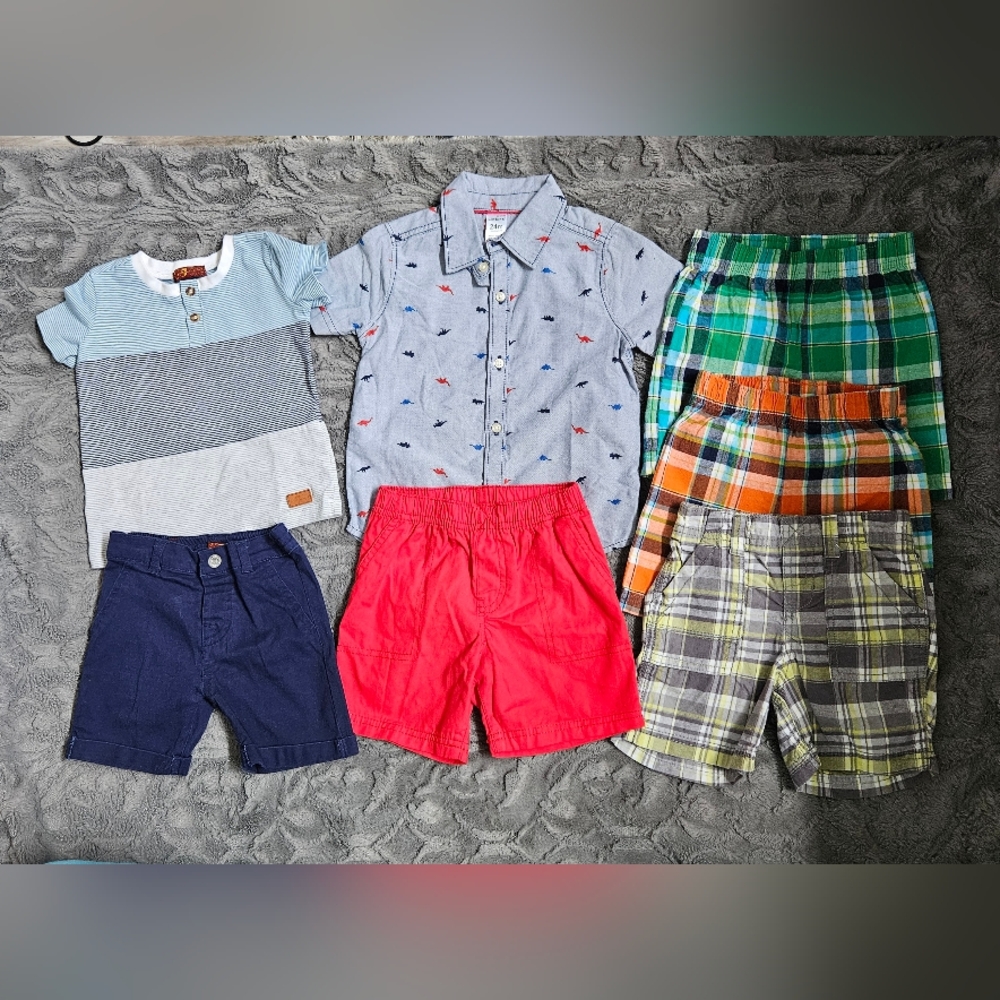 Boys 7 piece lot Carters Seven for All Mankind Size 24 months KK4